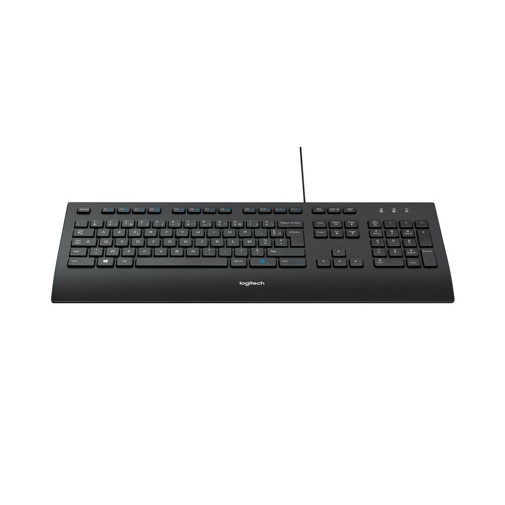 Logitech CORDED KEYBOARD K280E PRO — clavier AZERTY confortable