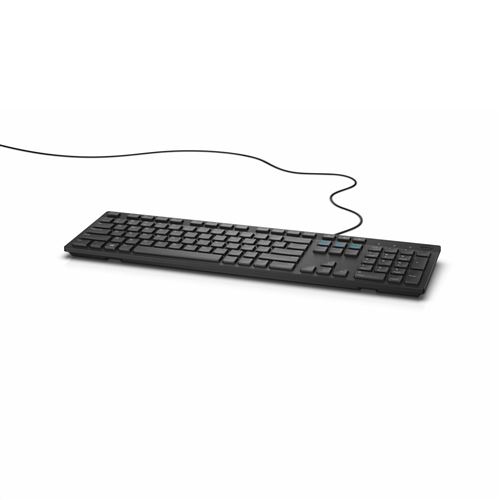 Vue 3 Dell KB216 — clavier AZERTY confortable
