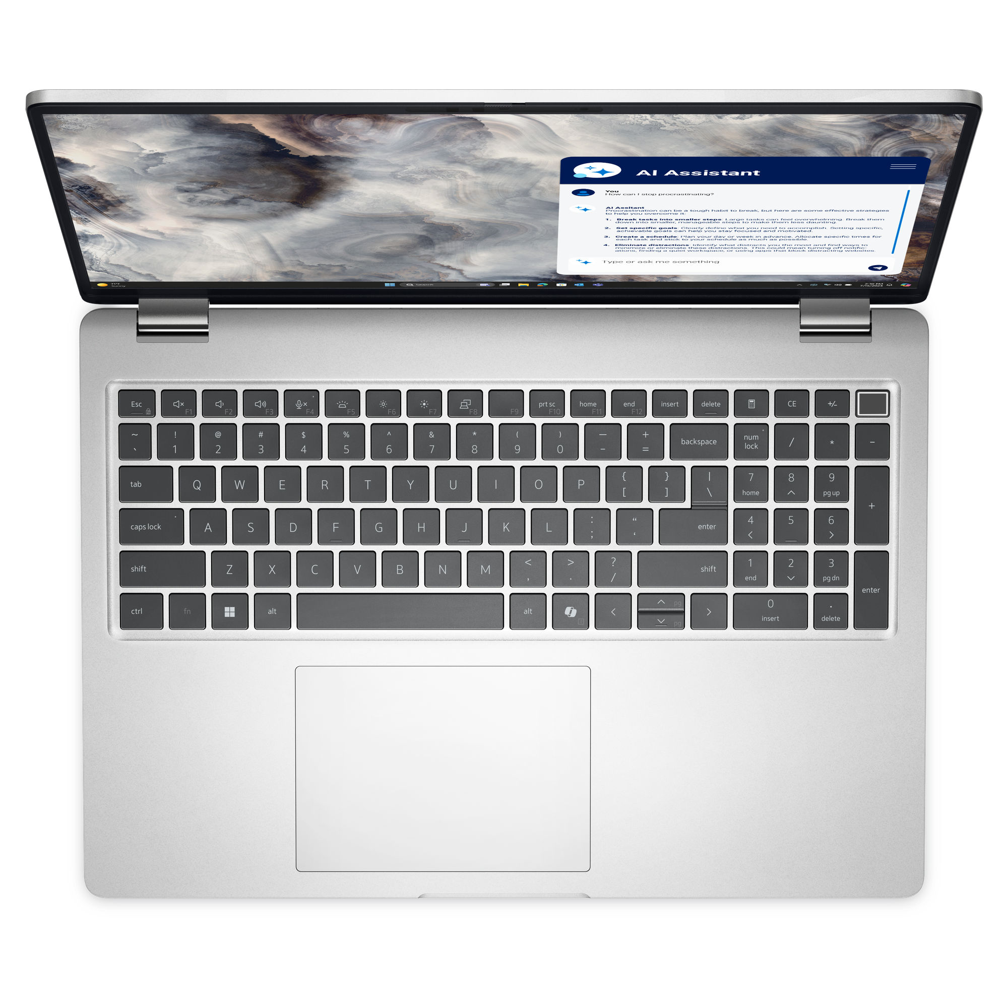 Vue 2 Dell Pro 16 Plus — 16″ — portable professionnel