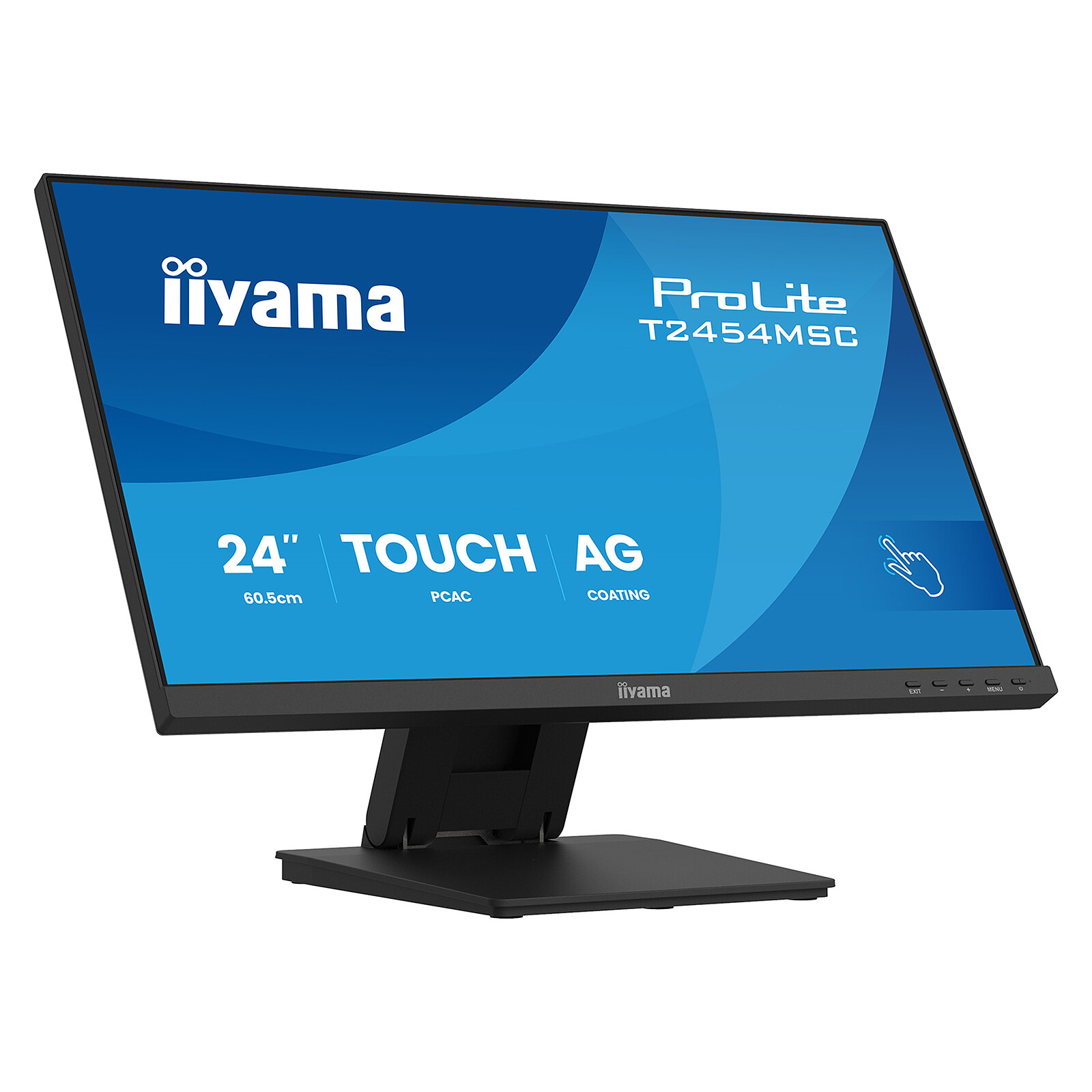 Vue 2 Iiyama T2454MSC-B3AG — écran 23,8″ confortable