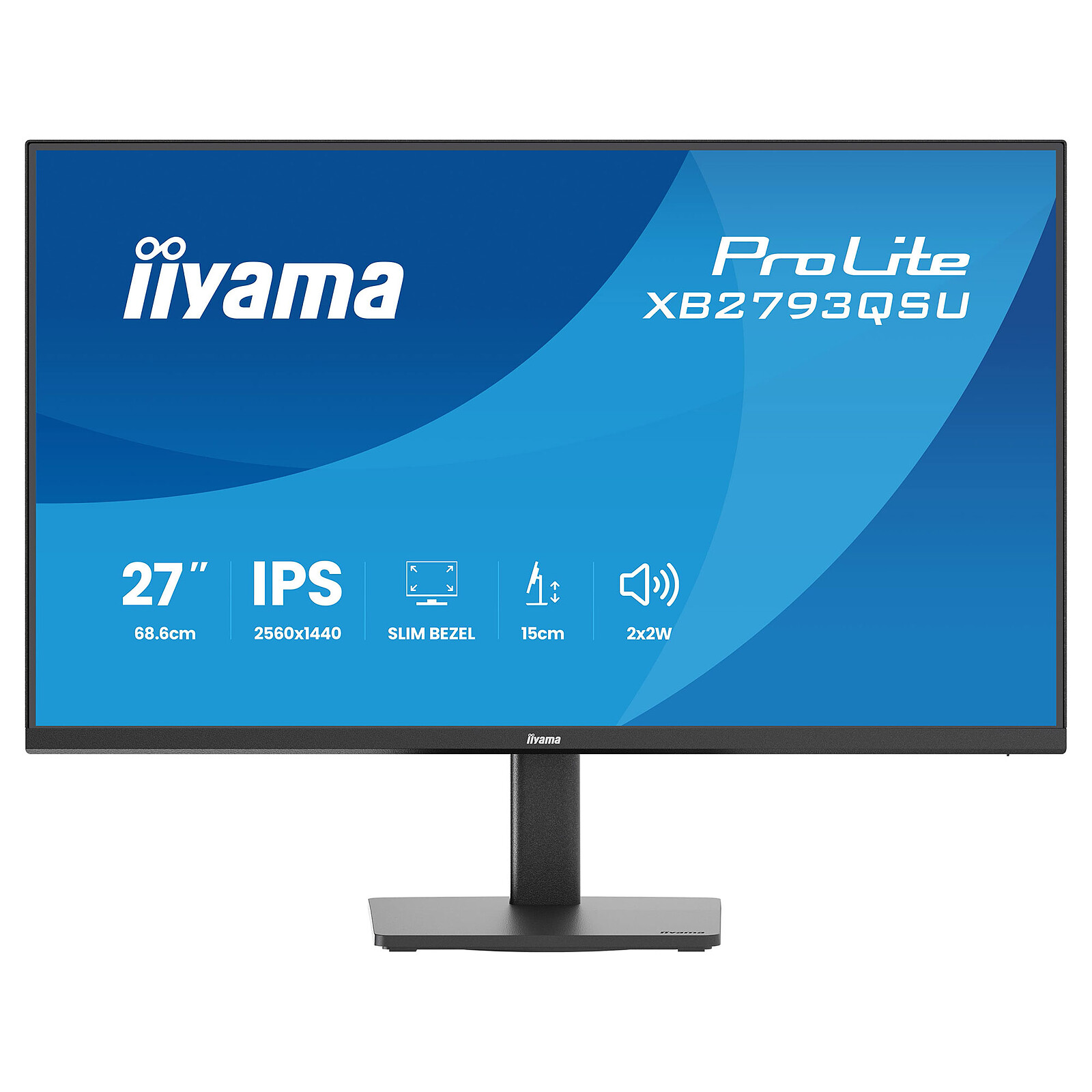 Iiyama X2793QSU-B1 — écran 27″ confortable