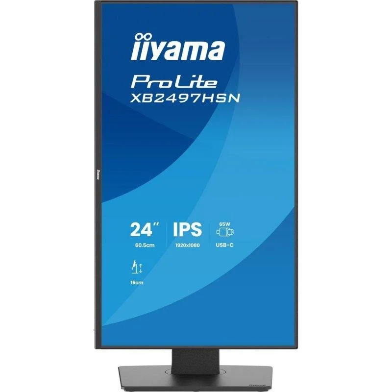 Vue 2 Iiyama XB2493HSU-B1 — écran 23,8″ confortable