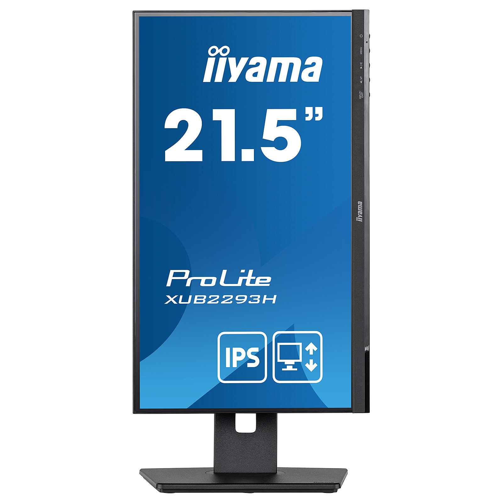 Vue 2 Iiyama XUB2293HS-B5 — écran 21,5″ confortable
