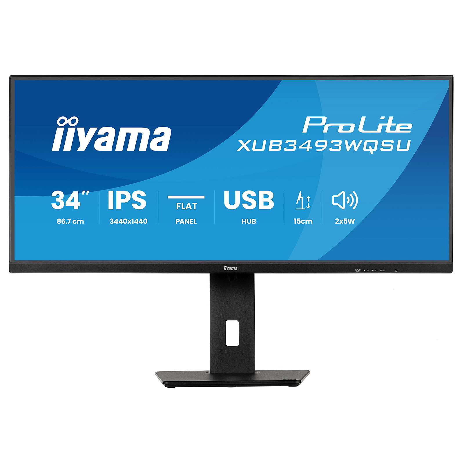 Iiyama XUB3493WQSU-B6 — écran 34″ confortable